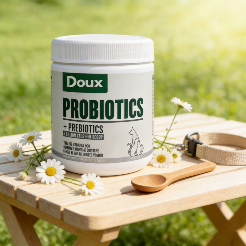 Factory Direct Pet Probiotic Powder with Prebiotics (FOS) – Digestive & Gut Health Supplement for Dogs and Cats (OEM/ODM Available)